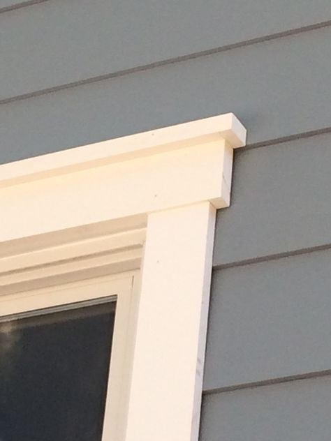 White Azek PVC trim around windows and doors, North and Central New Jersey